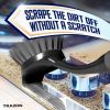 Dish Brush Set of 4 with Bottle Water Brush Dish Scrub Brush Straw Brush Black