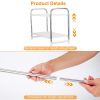 2 Tier Under Sink Organizer Retractable Kitchenware Rack Holders Space Saving Storage Shelf 55LBS Max Load