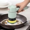1pc Electric Spin Scrubber; Cordless Electric Cleaning Kitchenware Brush; Spinning Scrub Brush For Home Kitchen Pots Dishes