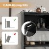 5-Tier Kitchen Baker's Rack with Flip-up PC Doors